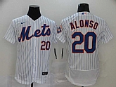 Mets 20 Pete Alonso White 2020 Nike Flexbase Jersey,baseball caps,new era cap wholesale,wholesale hats